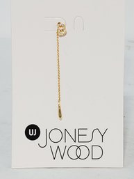 New Jonesy Wood Meyer Initial B Earring - Gold Tone With Crystals