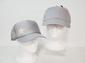 Two New Ball Caps In Gray - Otto & Newhattan