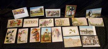 Lot Of 20 Antique Early 1900's Post Cards