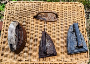 Four Antique Irons