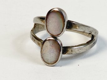 Vintage Sterling Silver Moon Stone Ring