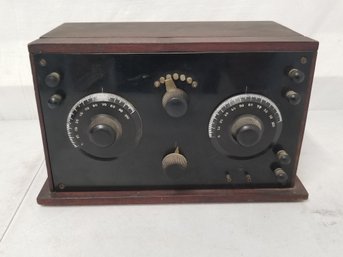 1920s Antique Tube Radio Regenerative Receiver