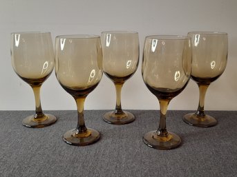 Mid Century Stemmed Glasses