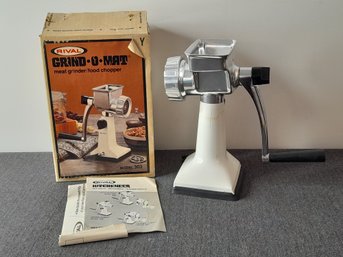 Rival Grind O Mat Meat Grinder/ Food Chopper