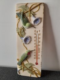 Humming Bird Wall Hanging Thermometer