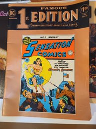 First Edition 'Sensation' Comic Book (wonder Woman)