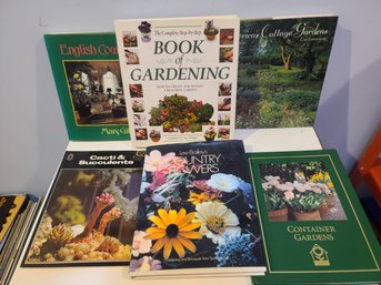 Six Gardening And Flower Books