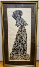 African Woman Etching