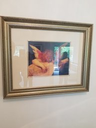 Framed Print - Angel With Guitar  21x17