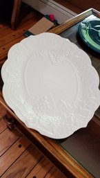 Oval Serving Platter  White  18x14
