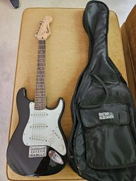 Electric Guitar - Squire Mini By Fender - With Case
