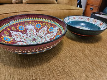 2 Decorative Bowls From Turkey