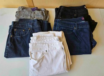 Jean Lot Sizes 12, 14, 16 See All Pics For Brands
