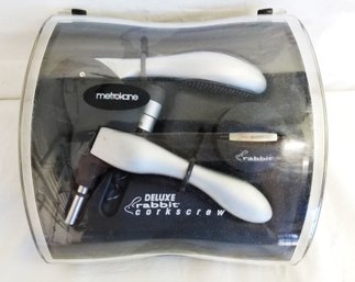 Metrokane Rabbit Deluxe Corkscrew And Foilcutter With Case