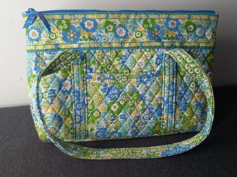 Vera Bradley Blue And Green Floral Purse #2