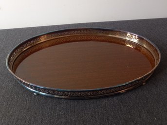 Mid Century Crescent  Vanity/bar Tray