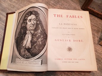 Vintage Book Of The Fables Of La Fontaine