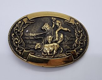 Vintage Chambers Rodeo Belt Buckle