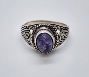 Bali Legacy Tanzanite Ring In Sterling Silver