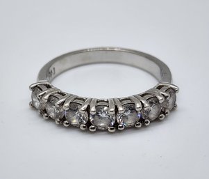 Vintage CZ Sterling Silver Ring