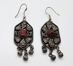 Vintage Mexico Alpaca Silver Earrings