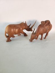 Hand Carved African Souvenir Sculptures