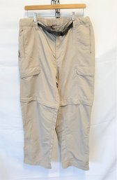 The North Face Nylon Convertible Zip Off Hiking Pants Size Large