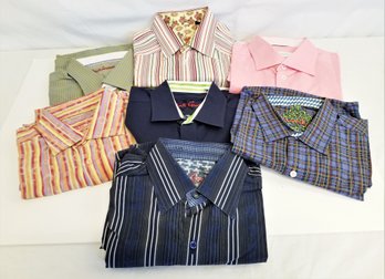 Men's Robert Graham Long Sleeve Dress Shirts Sizes M/L/XL  (LOT 2)