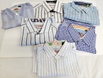 Men's Long Sleeve Button Down Dress Shirts Sizes M/L/XL (LOT 3)