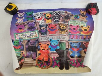 1998 Grateful Dead Bean Bears Retirement Home Poster