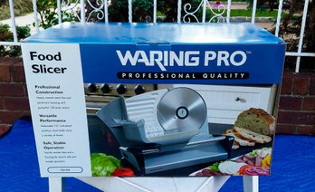 Unopened Waring Pro Professional Food Slicer