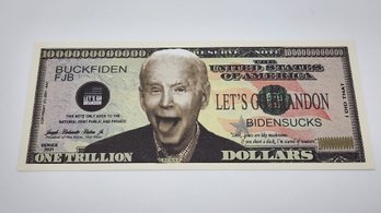 Anti-biden Novelty Paper Banknote