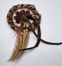 Vintage Handmade Feather Thing?