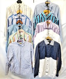 Ten Men's Shirts - Alexander Julian, Lacoste, Burberry & More (Lot#6)