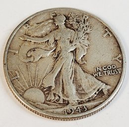 1943-D Walking Liberty Silver Half Dollar