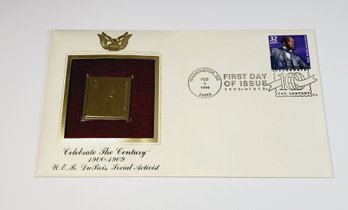 Celebrate The Century 1900-1909  22k Gold Plated Stamp -  First Day Cover