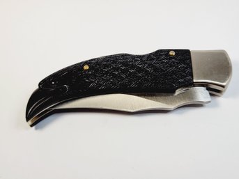 Wow....New  Carved Eagle Head Pocket Knife