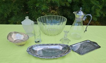 Glass And Silver Lot
