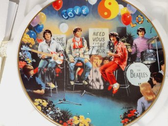 The Beatles 'All You Need Is Love' Delphi Plate 2 Limited Edition #2484A COA 1967-1970 Collection