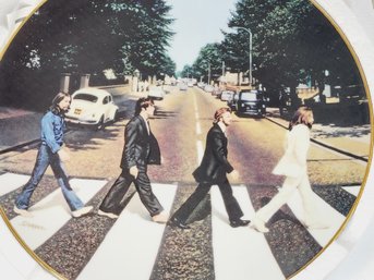 The Beatles 'Abbey Road' Delphi Plate 5 Limited Edition #6754B COA 1967-1970 Collection