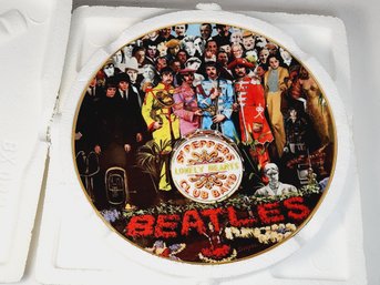 The Beatles Hey 'SGT. Pepper ' Plate No. 1 Limited Edition #3544A 1967-1970 Collection W COA