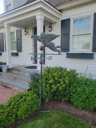 Weathervane...copper Angel With Flute