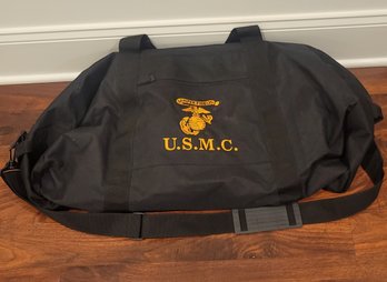 U.S. Marine Black Duffel Bag.  Made By Bug Out Gear.