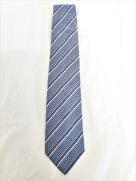 Men's Giorgio Armani Pink/gray/blue Textured Silk Tie   (Lot 9)