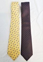 Men's Nautica And Thomas Pink London Pattern Silk Ties (lot 10)