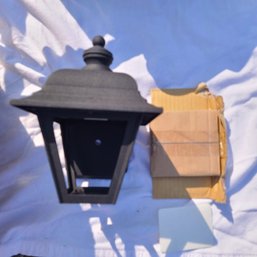 Brand New (Never Used Still In Box) Black Lantern Style Outdoor Light