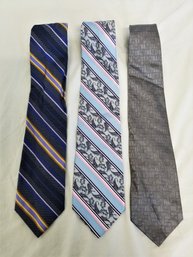 Men's Beautiful Silk Ties By Allea Milano, Romario Manzini Collection And Todays Man (lot 15)