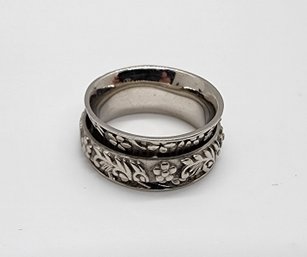 Size 5 Sterling Spinner Ring