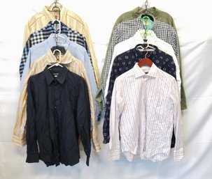 Selection Of Men's Casual/dress Shirts: Lacoste, Dolce And Gabbana And More! Sizes M - XL (Lot 2)