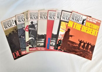 History Of The Second World War Magazines Lot Of 9 Issues